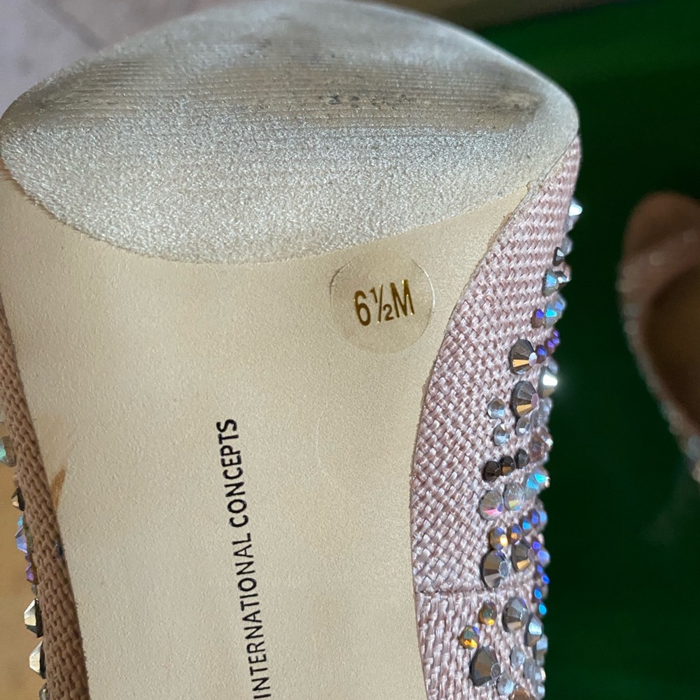 Nude Rhinestone Heels - Picture 8 of 10